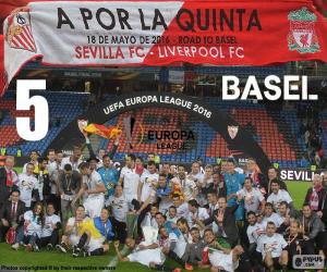 yapboz Sevilla, şampiyon Avrupa Ligi 2015-16